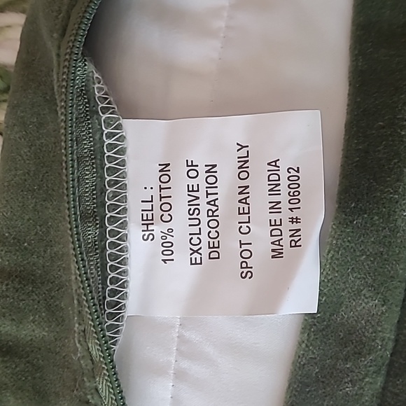 Fringed Decorative Throw Pillow - Picture 5 of 7